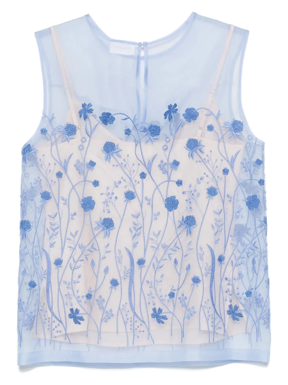 Floral-Embroidery Top