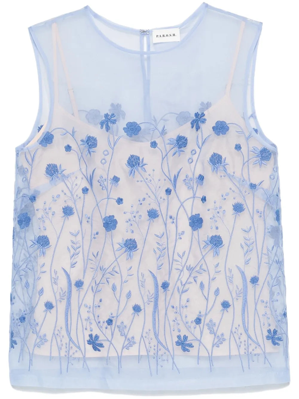 Floral-Embroidery Top