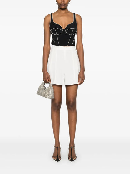 Contrasting Corset Top