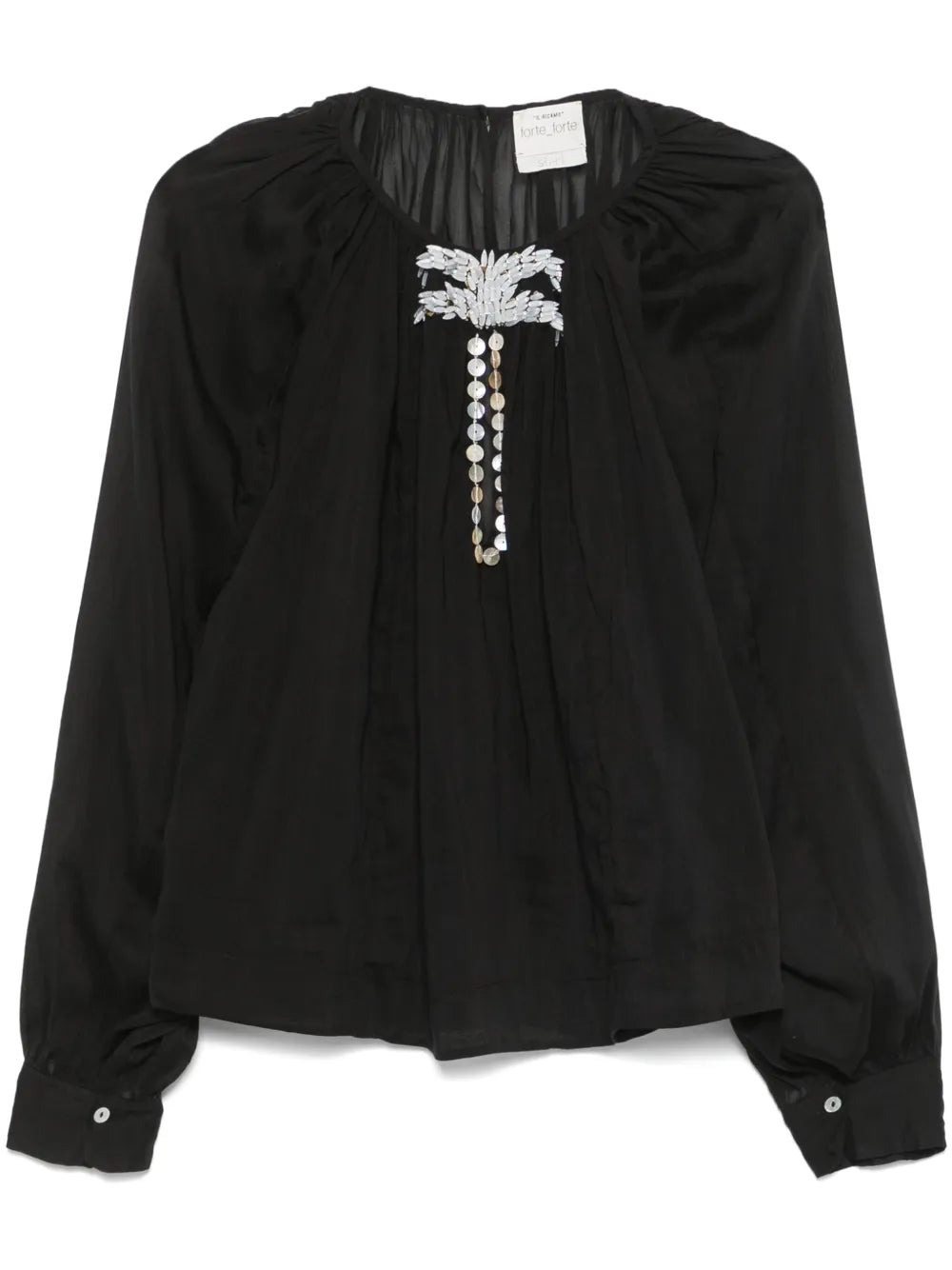 Bead-Embellished Blouse