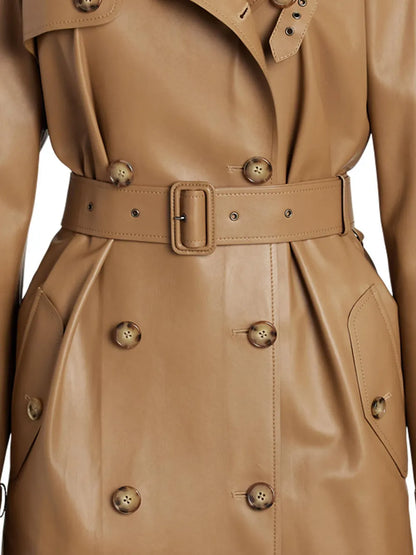 Leather Trench Coat