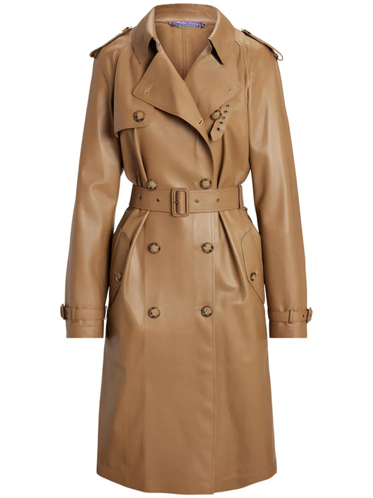 Leather Trench Coat