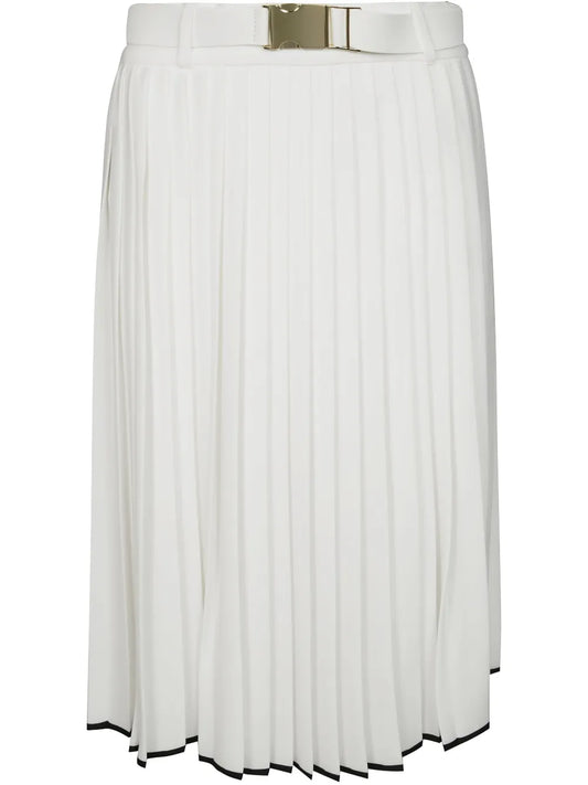 Pleated Midi Skirt