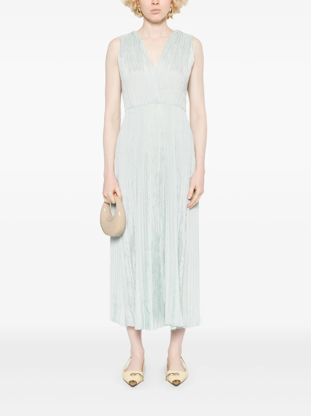 Pleated Maxi Dress