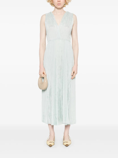Pleated Maxi Dress