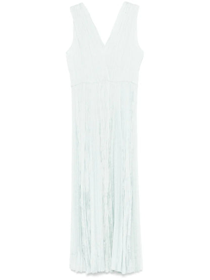 Pleated Maxi Dress