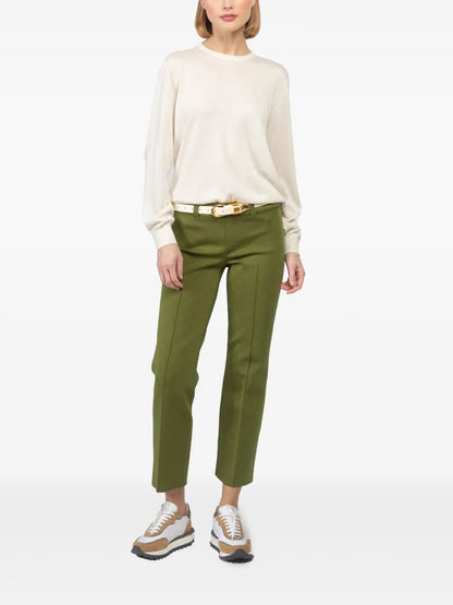 Patterned-Jacquard Trousers