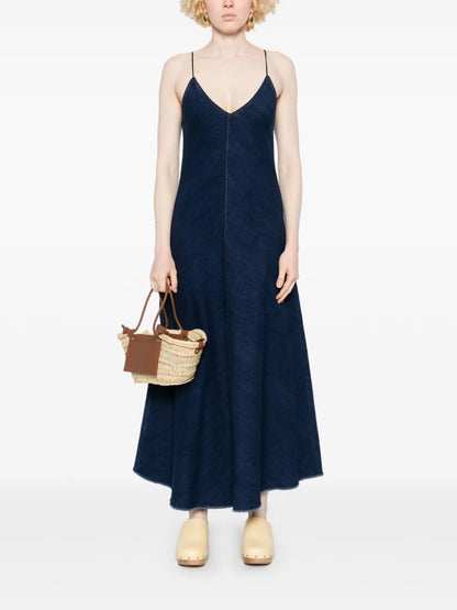 Denim Midi Dress