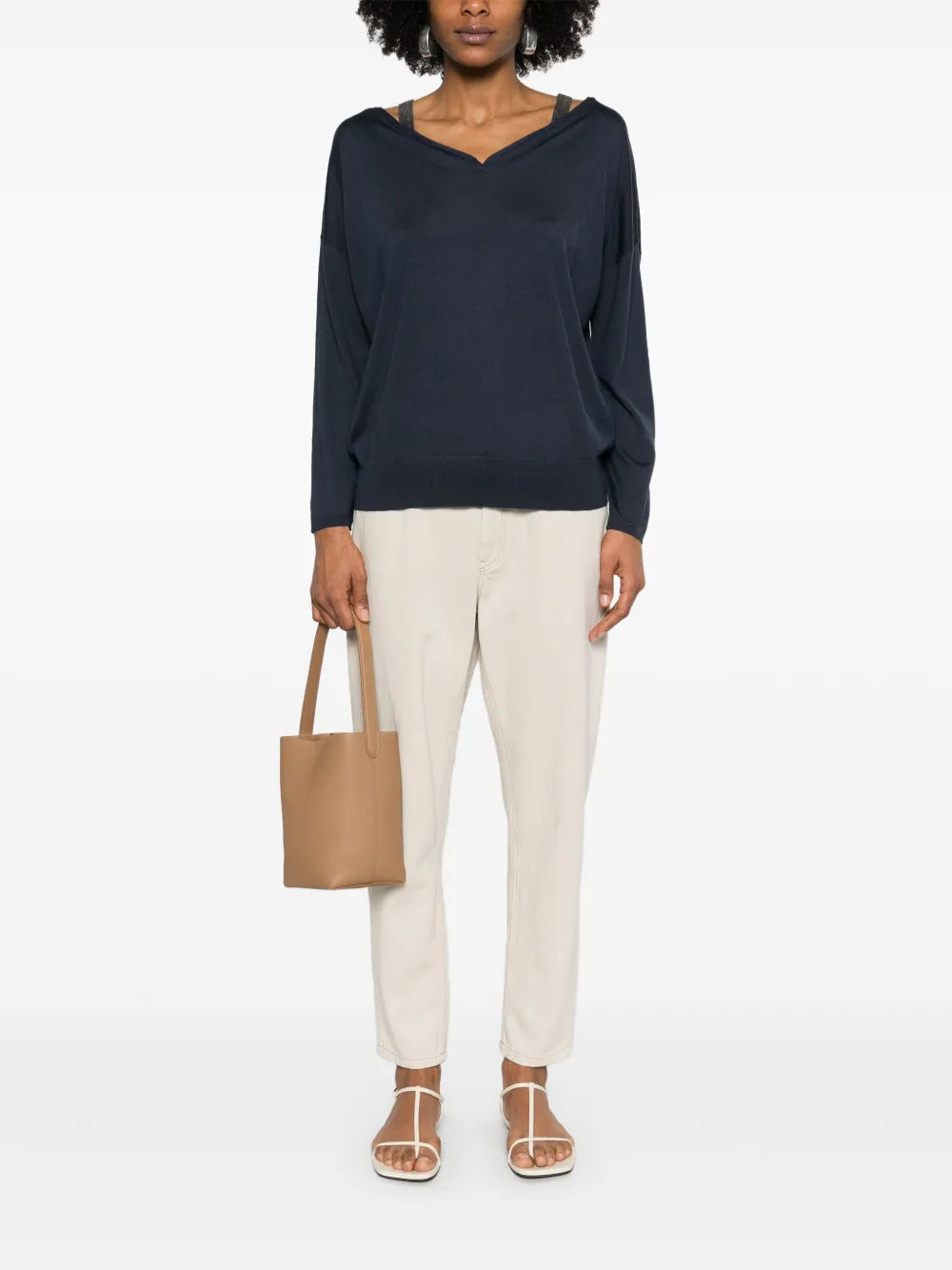 V-Neckline Sweater
