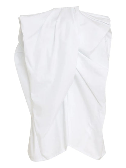Pleated Sleeveless Blouse