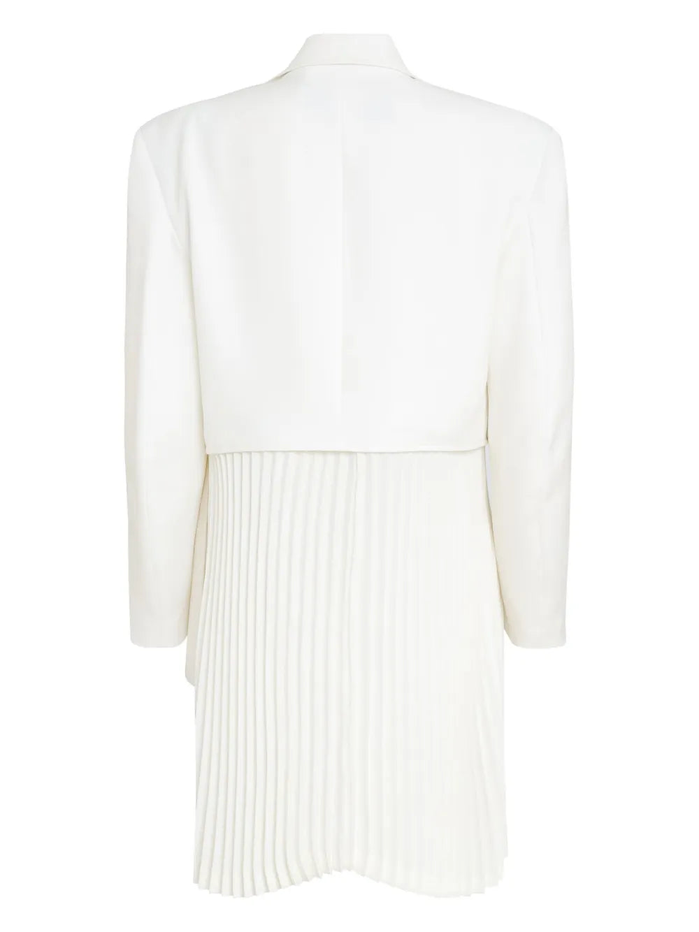 Pleated-Layer Blazer