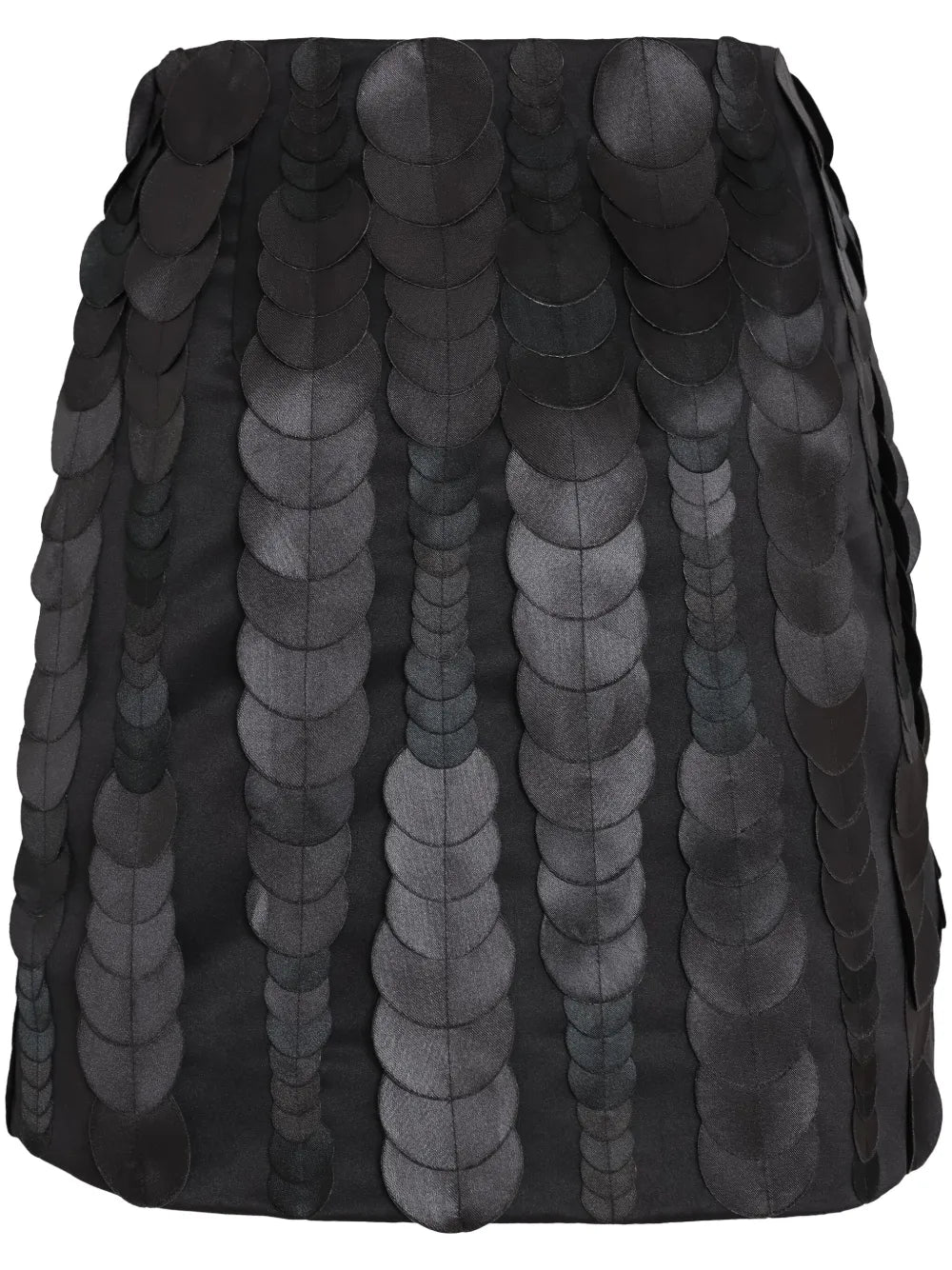 Circular-Appliqué Mini Skirt