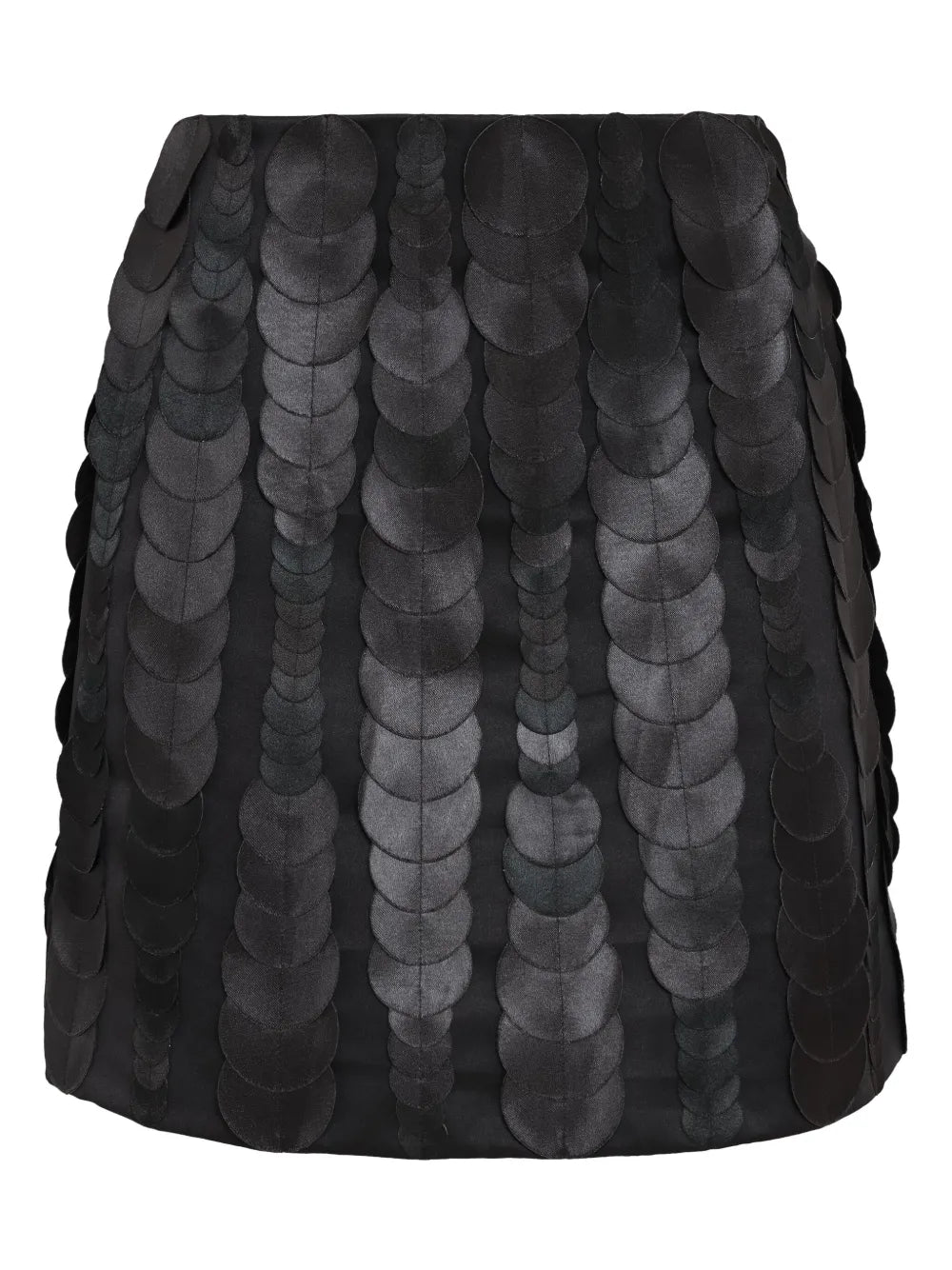 Circular-Appliqué Mini Skirt