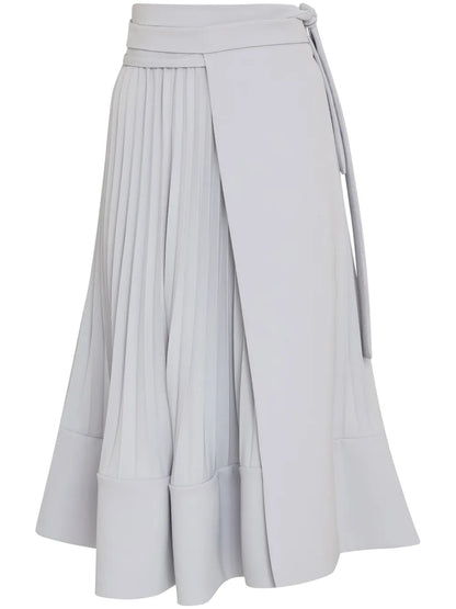 Pleated Midi Skirt