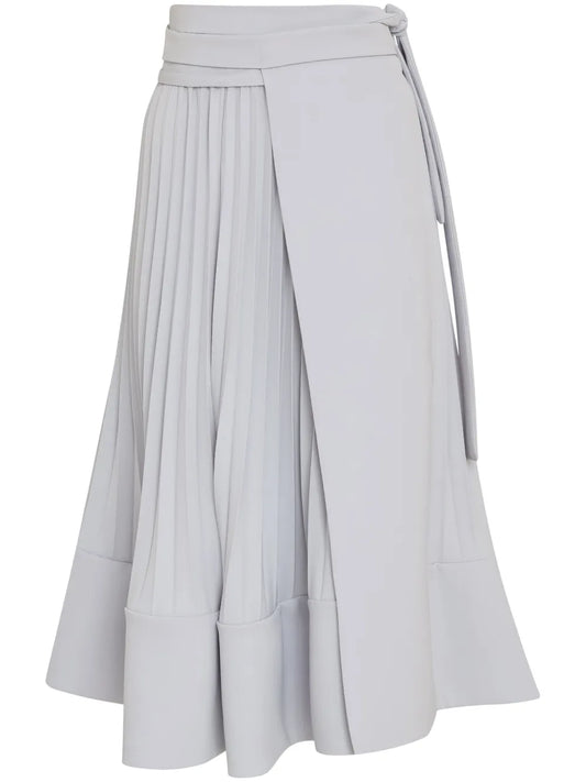 Pleated Midi Skirt