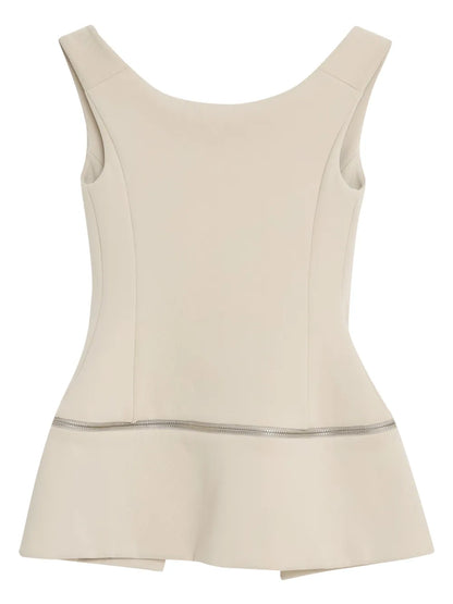 Double-Zipper Top