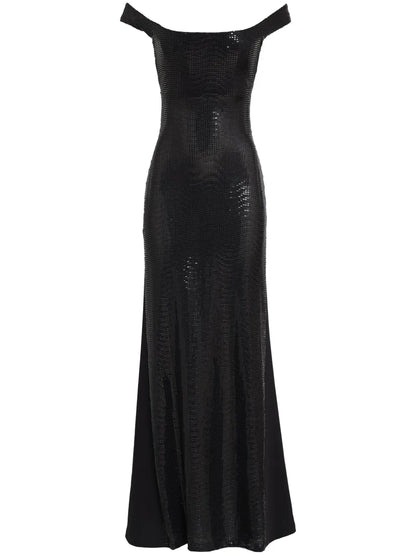Mesh Maxi Dress