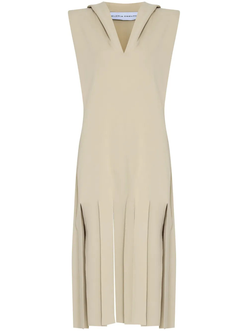 Hooded Fringed Mini Dress