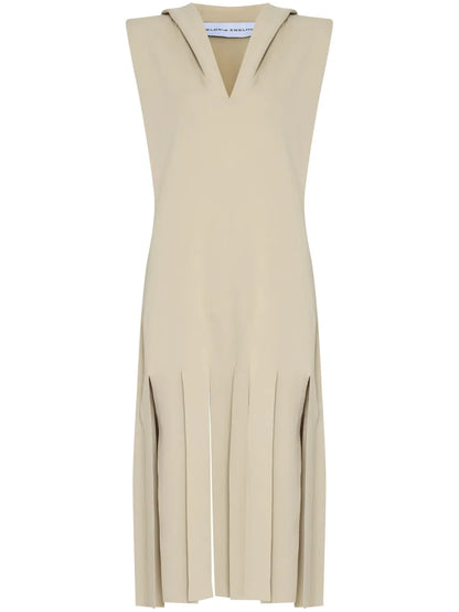 Hooded Fringed Mini Dress
