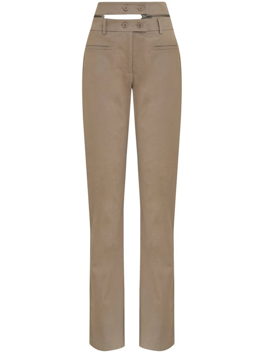 Double-Flare Trousers