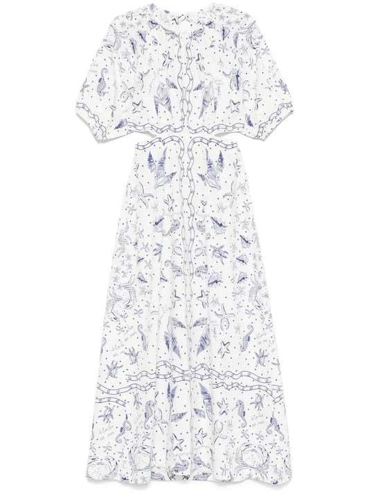 Niessel Seashells Maxi Dress