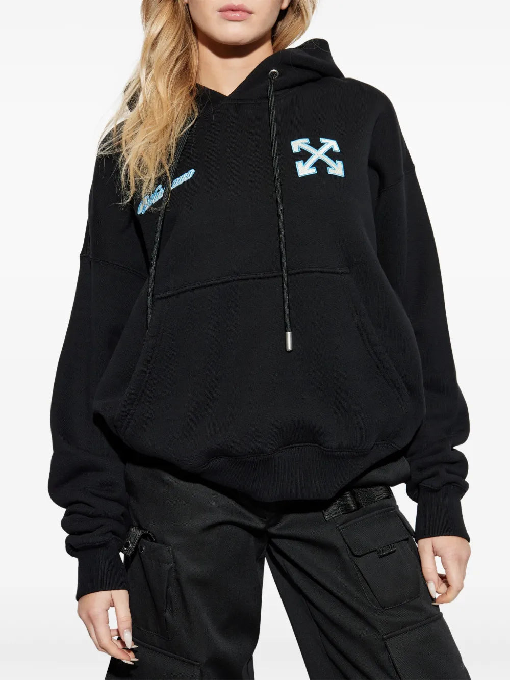 Arrows-Embroidered Hoodie