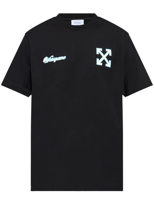 Arrows-Print Cotton T-Shirt