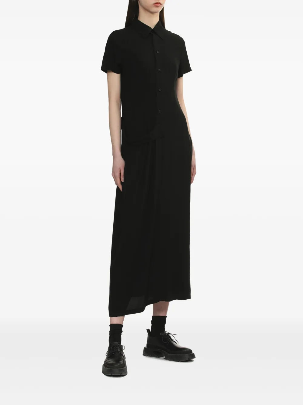 Button-Down Midi Dress