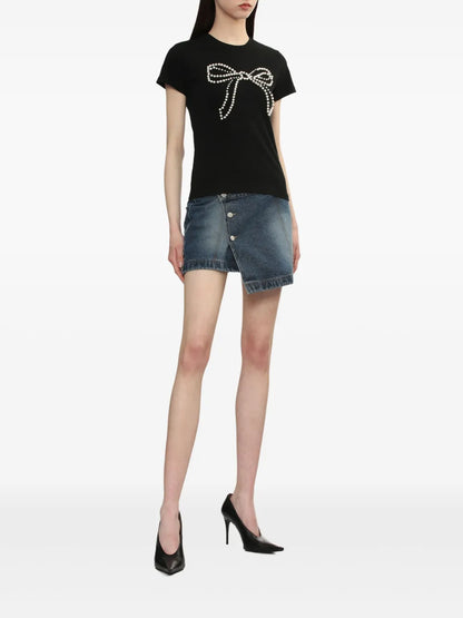 Logo-Patch Mini Skirt