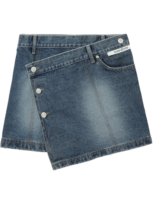 Logo-Patch Mini Skirt