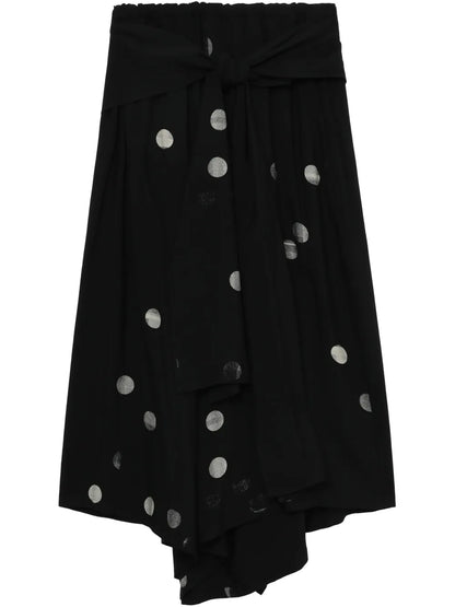 Dot-Print Trousers