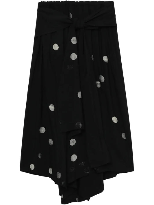 Dot-Print Trousers