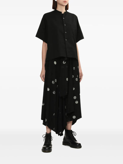 Dot-Print Trousers