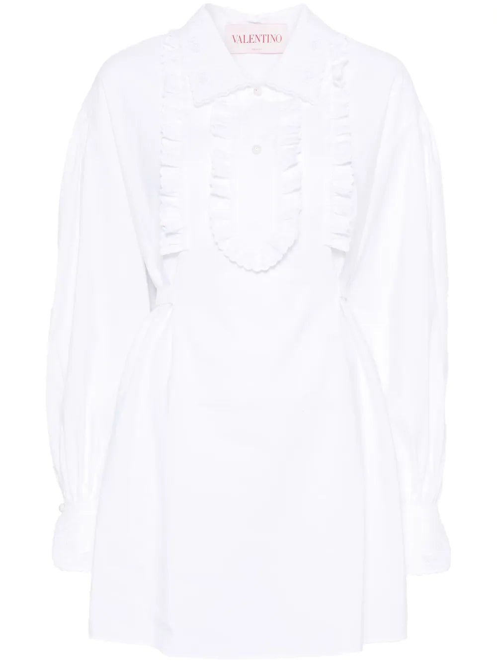 Ruffle-Detail Mini Dress