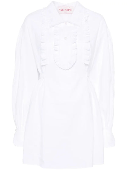 Ruffle-Detail Mini Dress