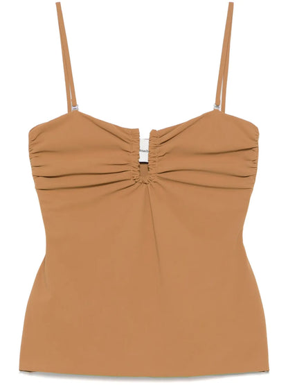 Ruched-Detail Top