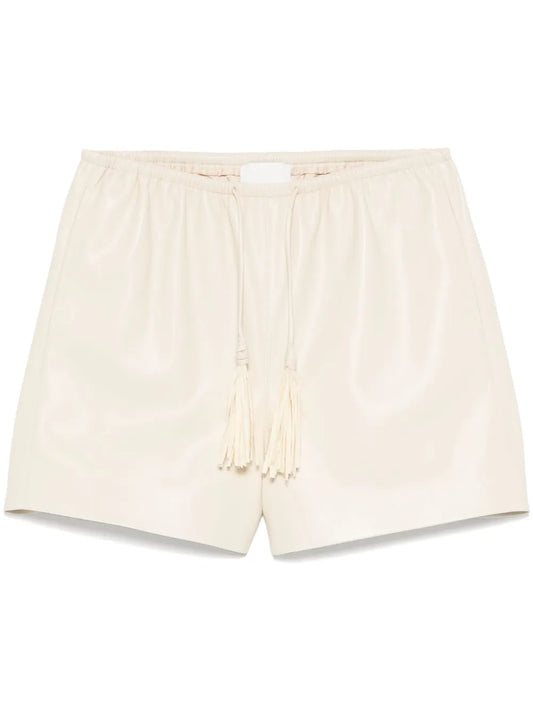 Faux-Leather Shorts