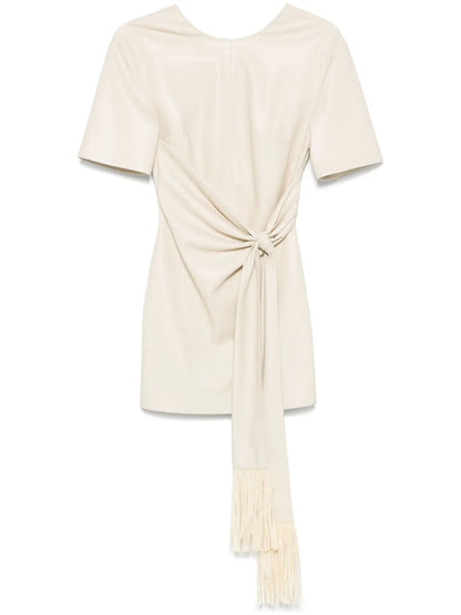 Knot-Detail Mini Dress
