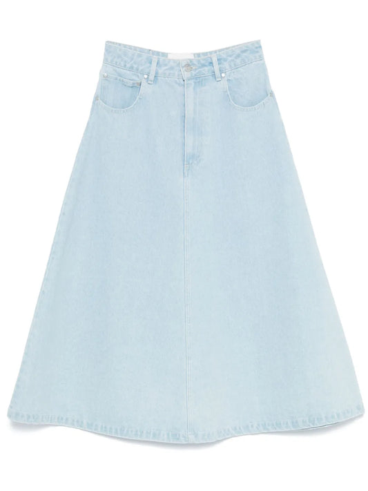 Denim Midi Skirt