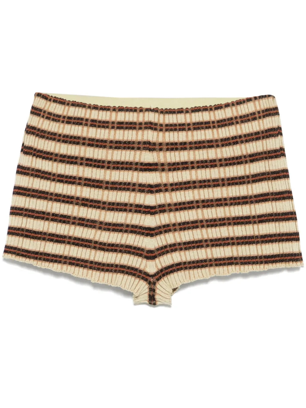 Ribbed-Knit Shorts