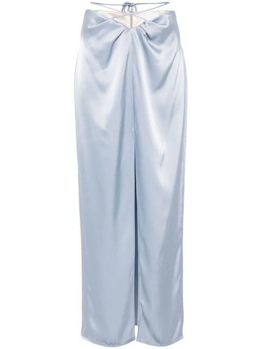 Draped Midi Skirt