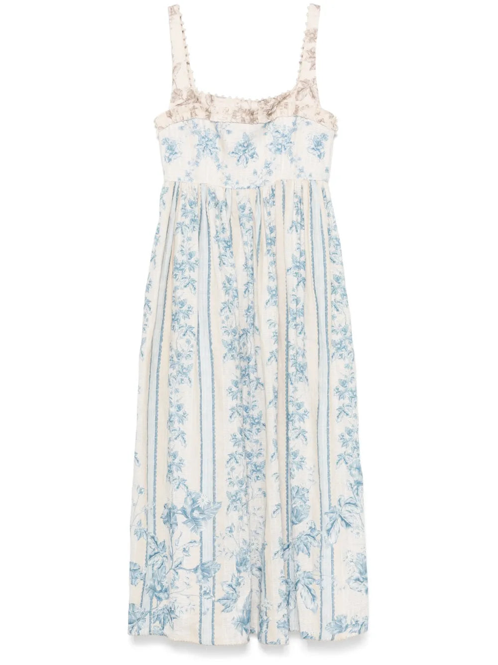 Barbara Bougainvillea Midi Dress