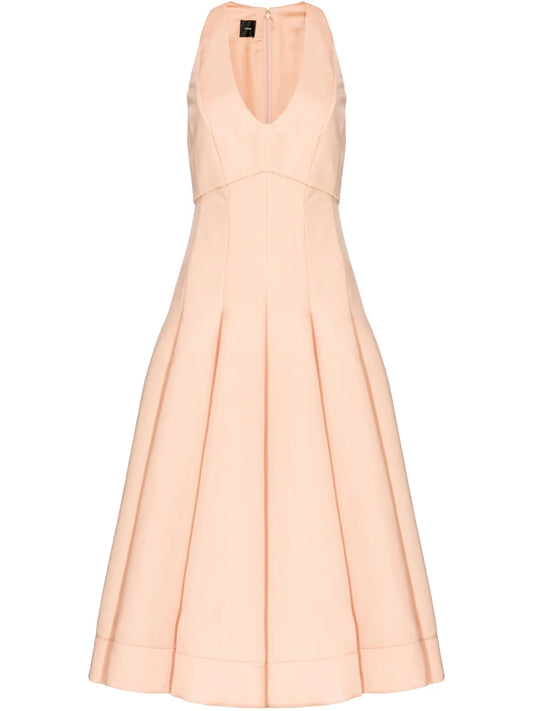 Pleated Midi Dress