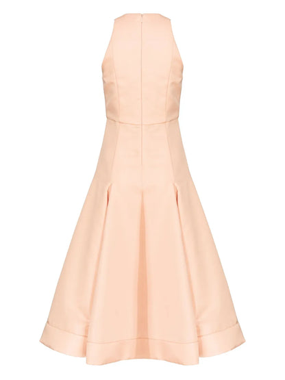 Pleated Midi Dress