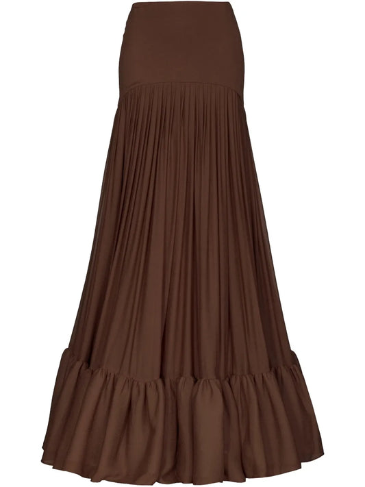 Ruffle-Detailing Skirt