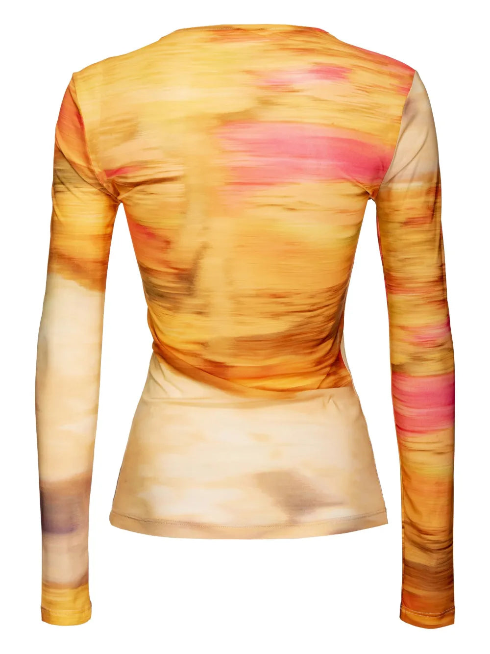 Abstract-Pattern Print Top