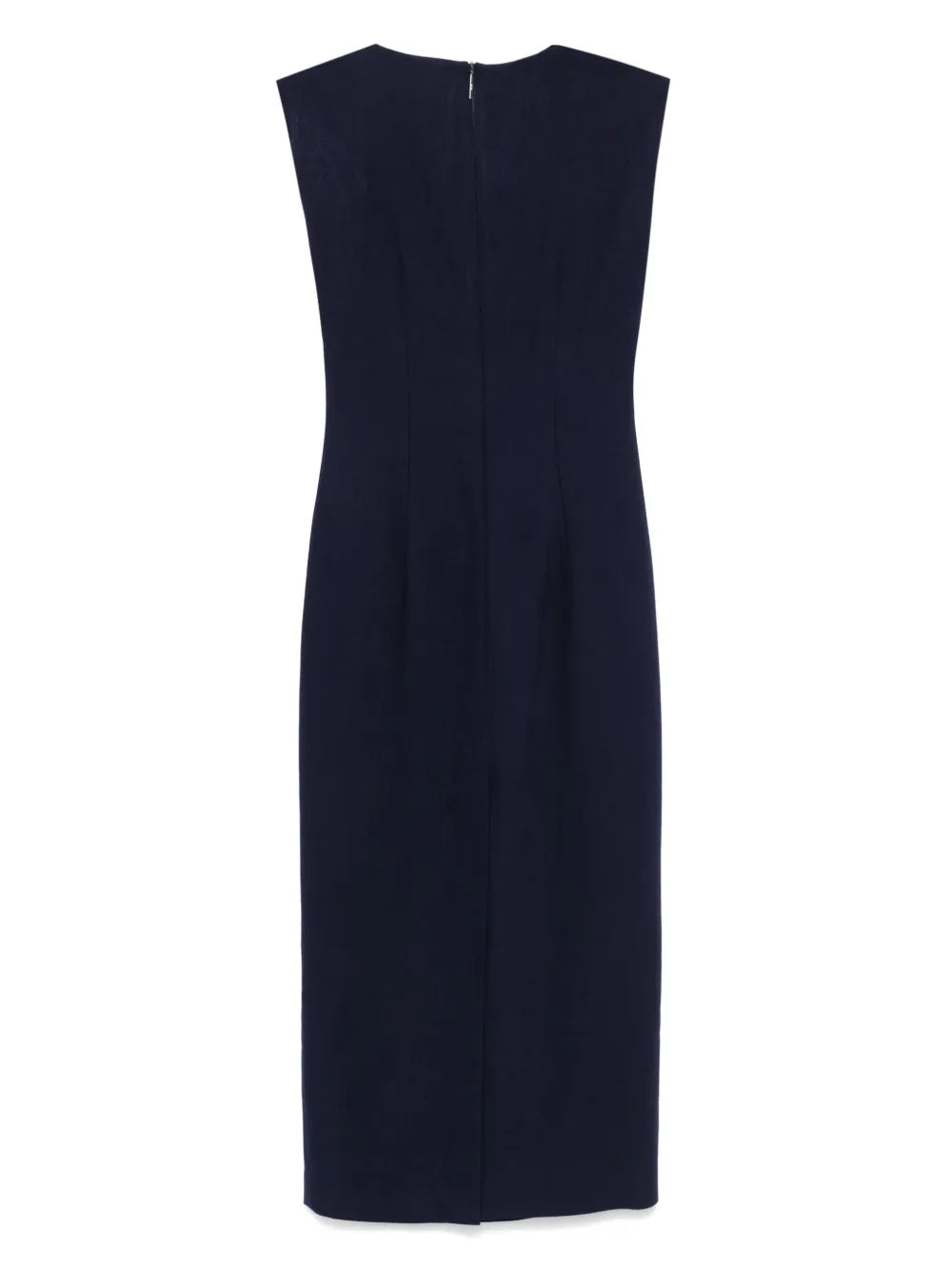 Twist-Detail Midi Dress