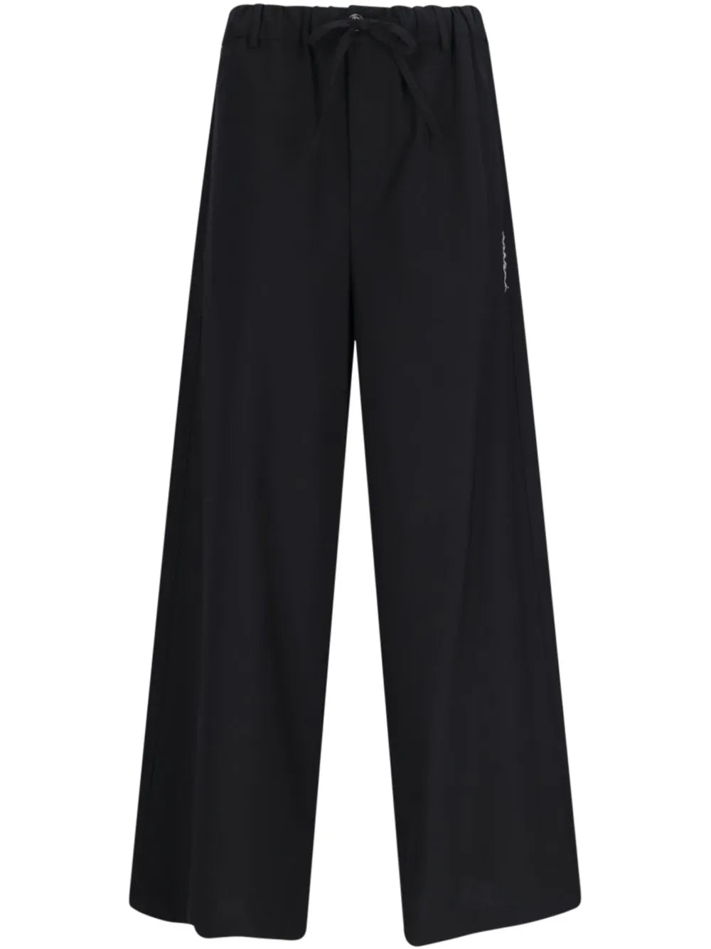 Logo-Print Flared Trousers