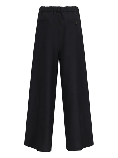 Logo-Print Flared Trousers