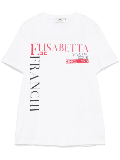 Lettering-Print Jersey T-Shirt